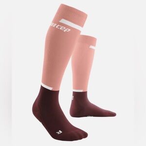 Women’s CEP Compression Socks in Pink and Burgundy